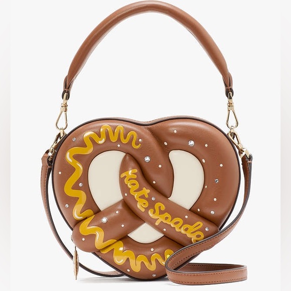 kate spade NWT! 3D Pretzel Big Apple NYC Crossbody Bag